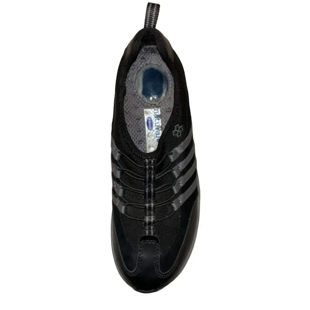 Dr. Scholl's Womens Natural Sport Shoes 7.5 M Black Massaging Gel Insole Comfort